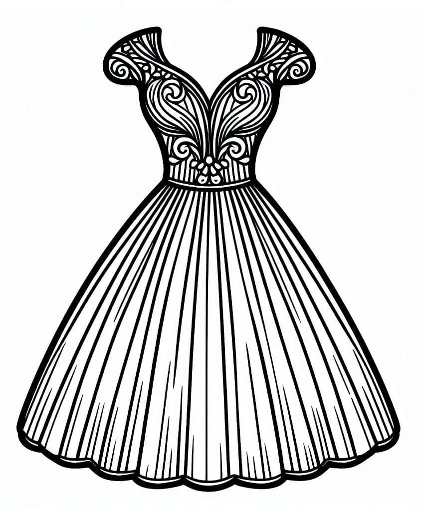 Tô màu Váy Dạ Hội Tuyệt Đẹp