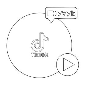 Tô màu Video Tiktok