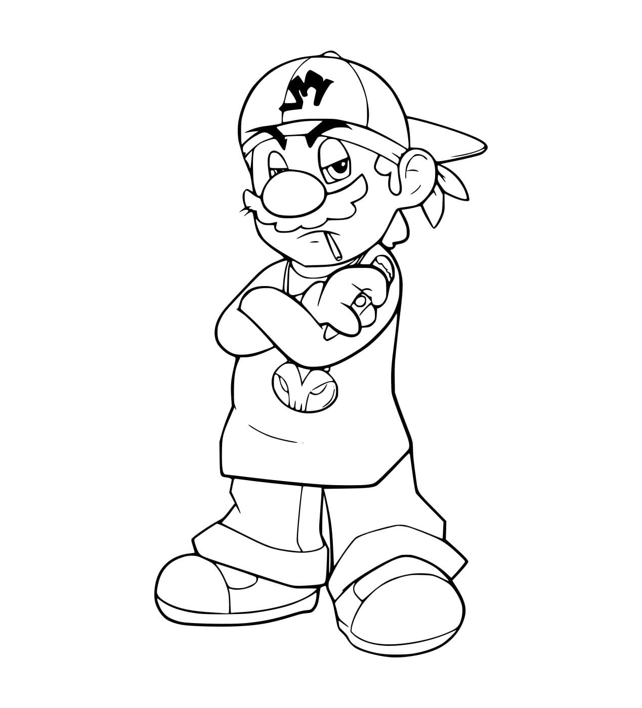 Tô màu Vũ Công Đường Phố Mario
