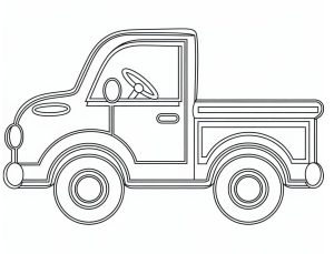 Tô màu Xe Bán Tải Rất Đơn Giản