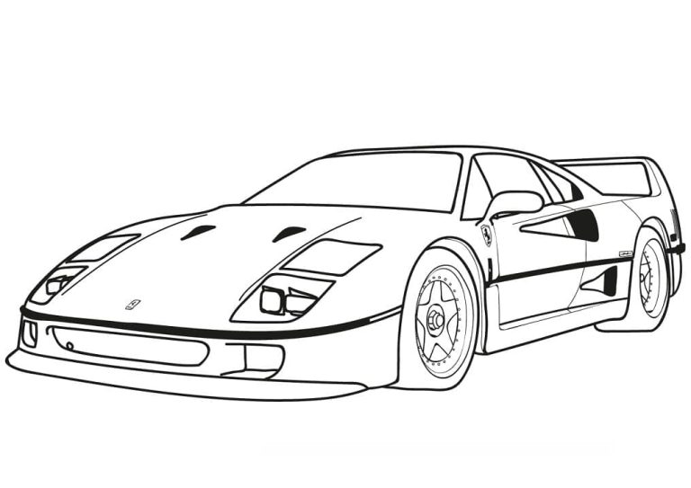 Tô Màu Xe Ferrari