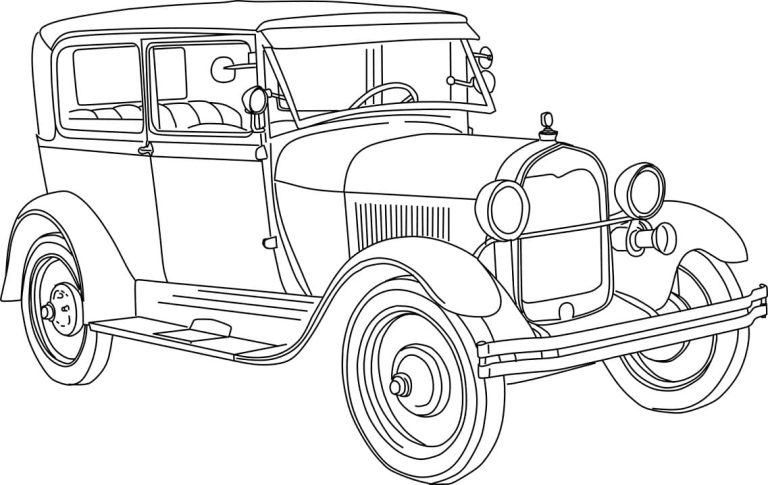 Tô màu Xe Ford Cổ