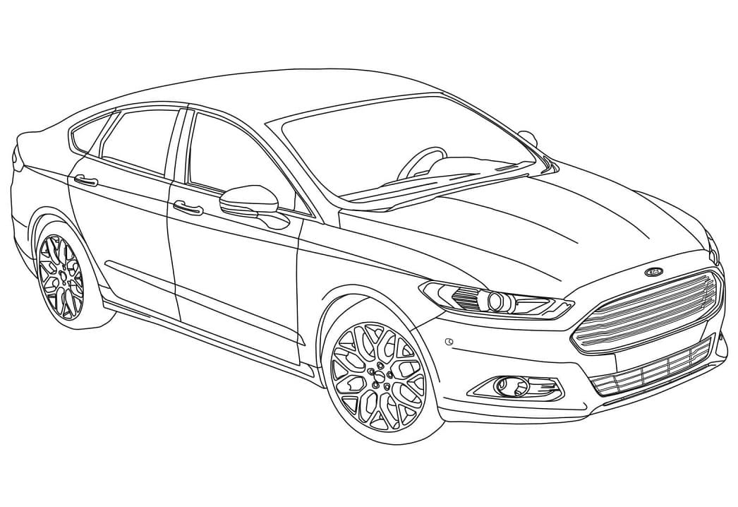 Tô màu Xe Ford Fusion