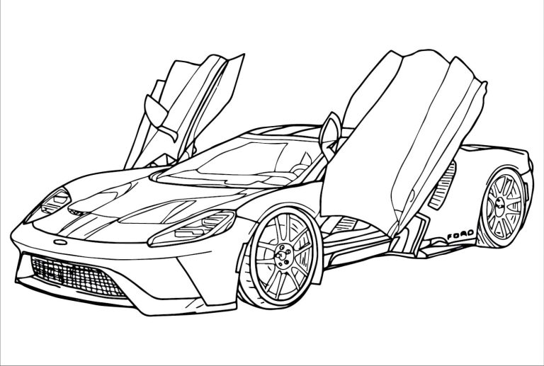 Tô màu Xe Ford Thể Thao