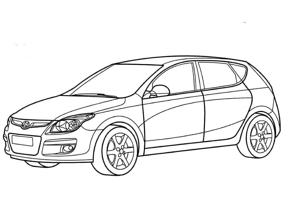 Tô màu Xe Hơi Hyundai