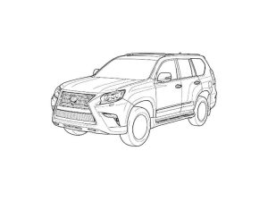 Tô màu Xe Hơi Lexus
