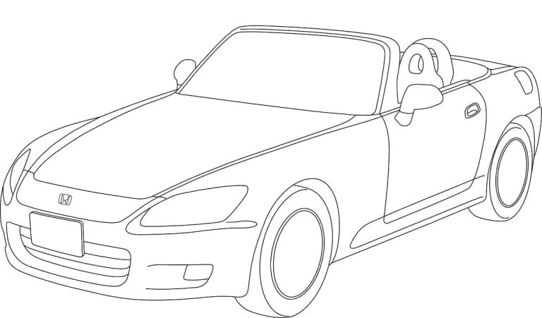 Tô màu Xe Honda Accord Convertible