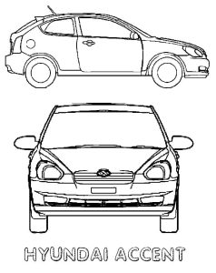 Tô màu Xe Hyundai Accent