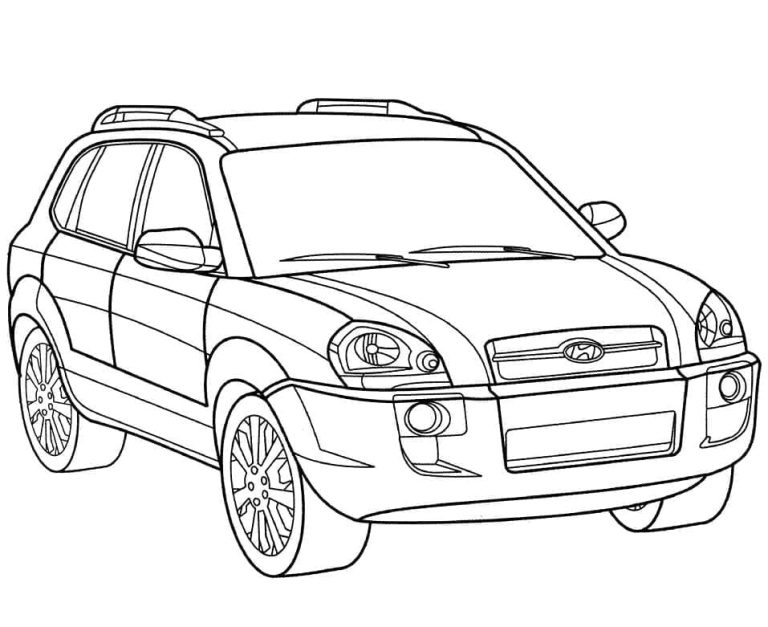 Tô màu Xe Hyundai Tucson