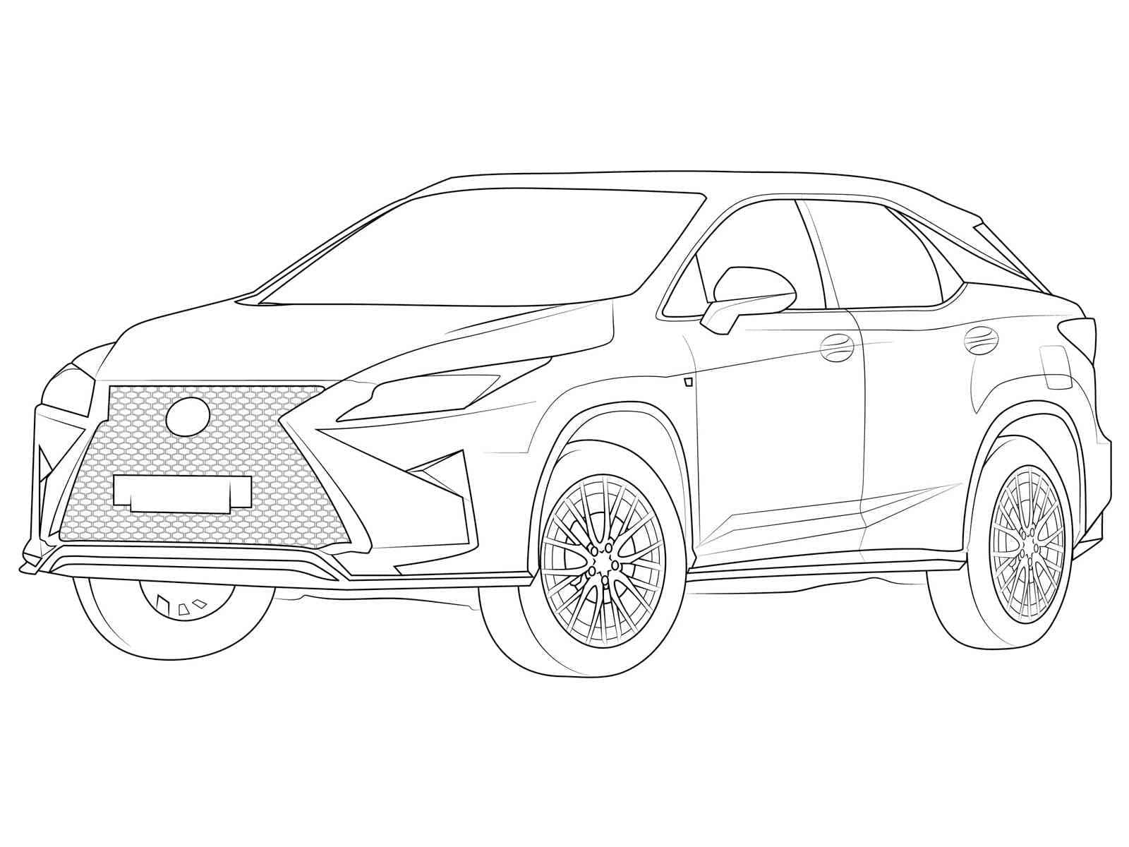 Tô Màu Xe Lexus