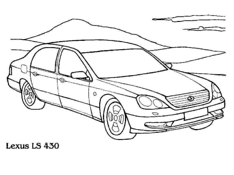 Tô màu Xe Lexus LS 430