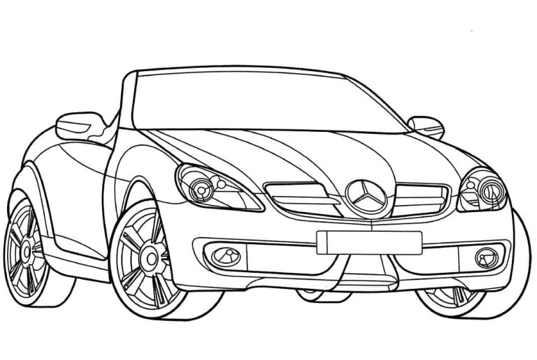 Tô màu Xe Mercedes Thể Thao