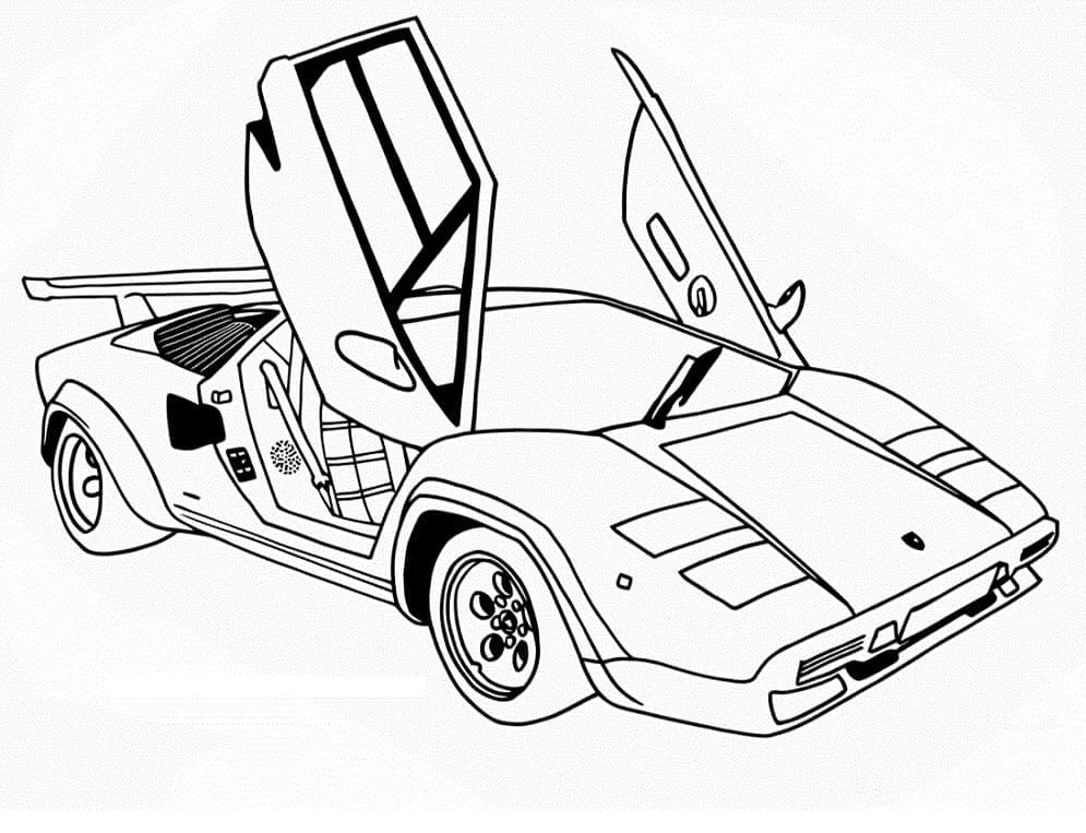 Tô màu Xe Ô Tô Ferrari Thể Thao