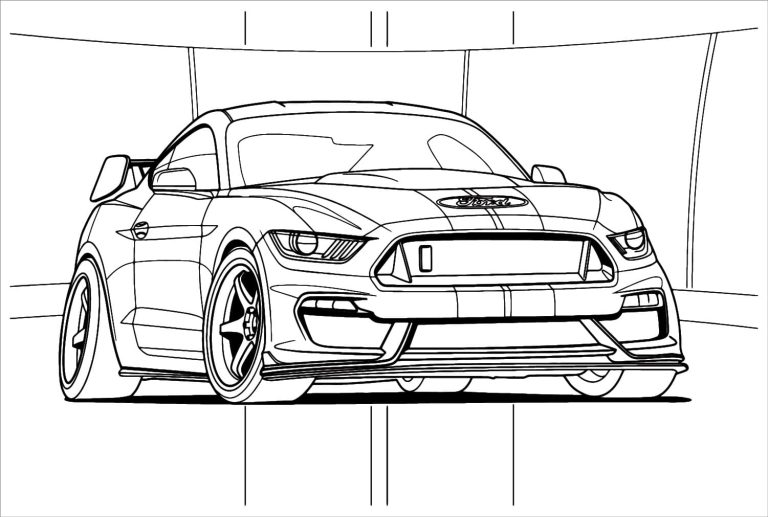 Tô màu Xe Ô Tô Ford