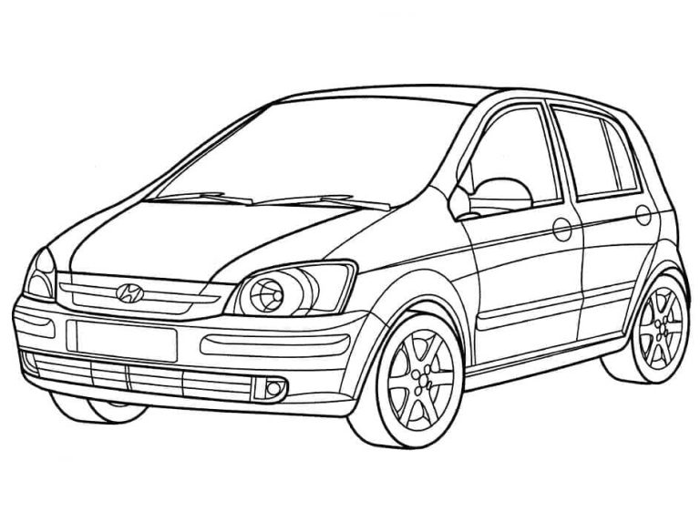 Tô màu Xe Ô Tô Hyundai