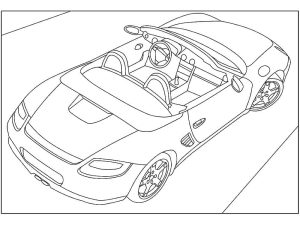 Tô màu Xe Ô Tô Porsche Ngầu