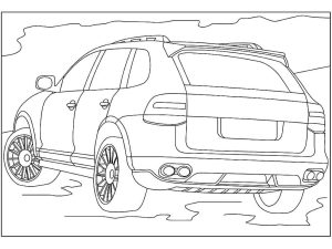 Tô màu Xe Ô Tô Porsche Rất Đẹp