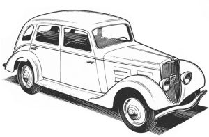 Tô màu Xe Peugeot Cổ Điển