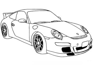Tô Màu Xe Porsche