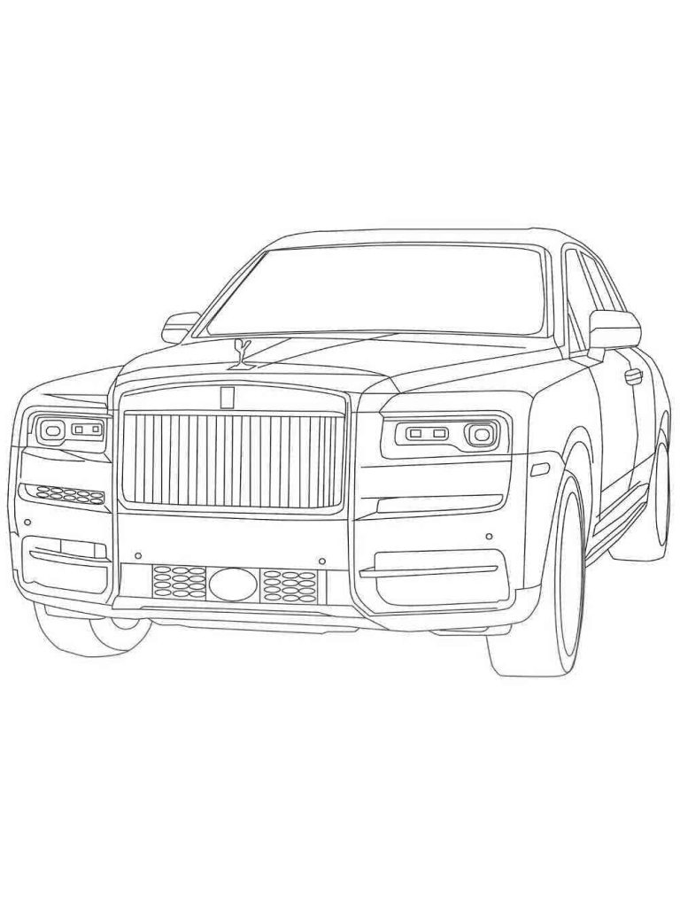 Tô màu Xe Rolls Royce Rất Đẹp
