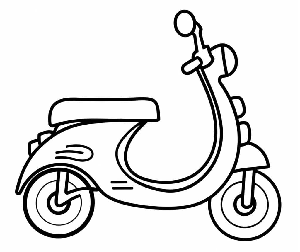 Tô màu Xe Tay Ga Ngộ Nghĩnh