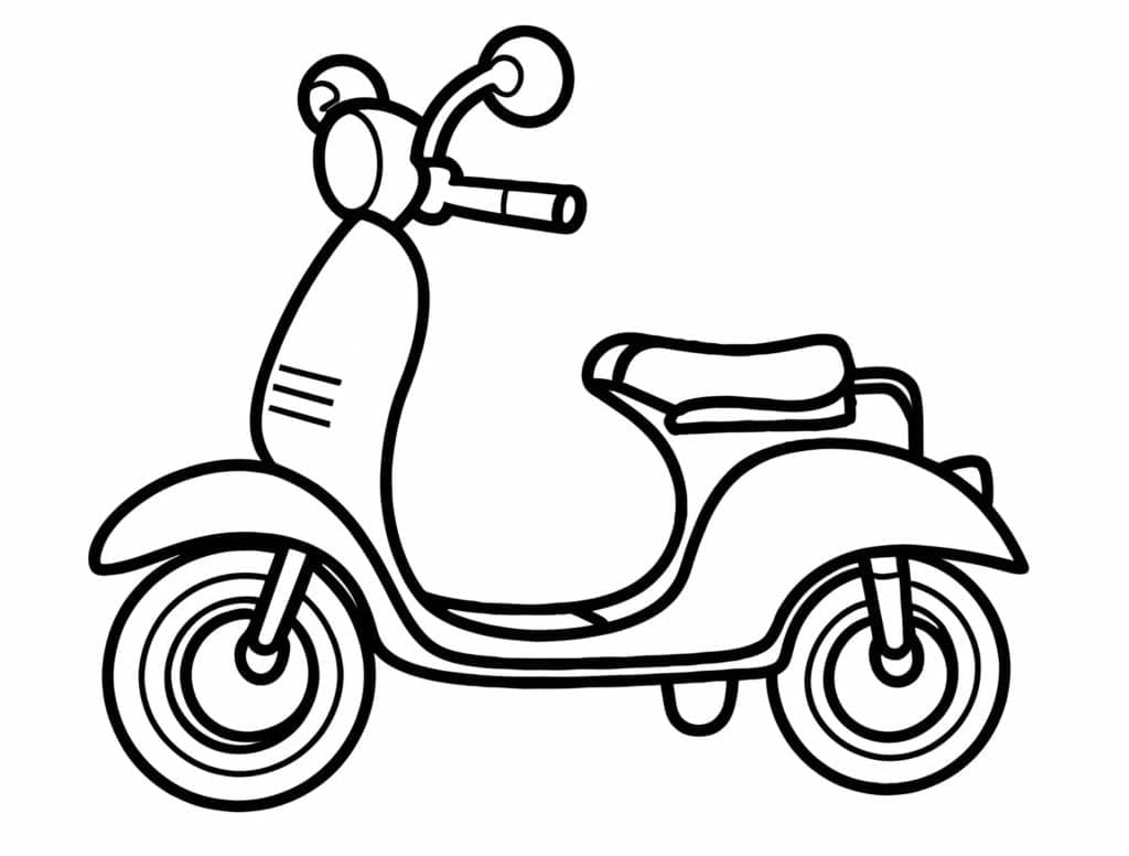 Tô màu Xe Tay Ga Nhỏ