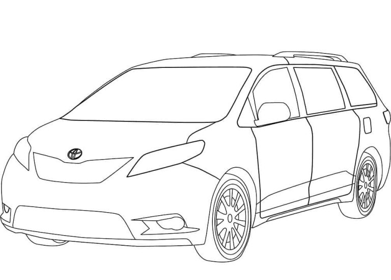 Tô màu Xe Toyota Sienna