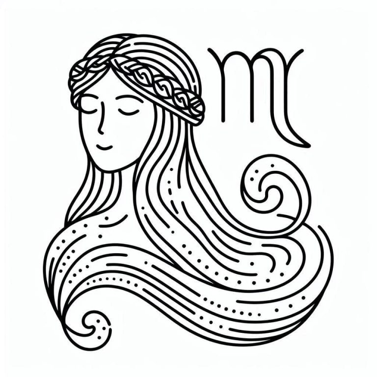 Tô màu Xử Nữ