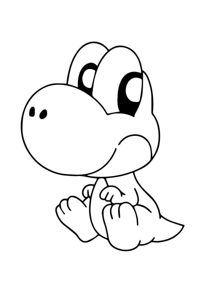 Tô màu Yoshi Bé Nhỏ