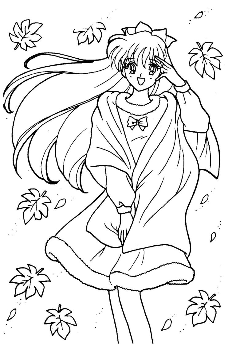 Tô màu Minako Aino Đáng Yêu