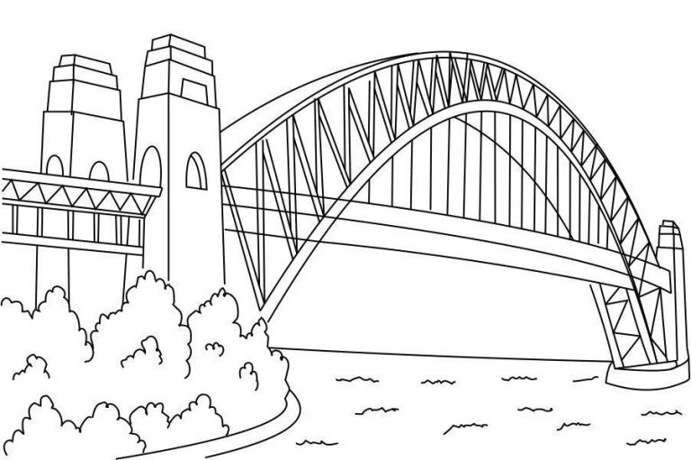 Tô màu cầu cảng sydney