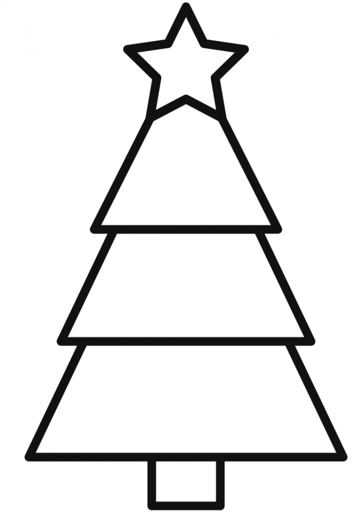 Tô Màu Cây Thông Noel