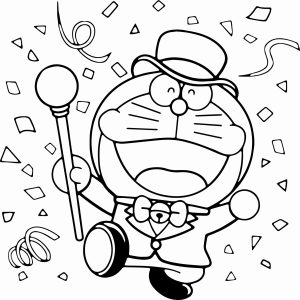 Tô màu doraemon ảo thuật gia