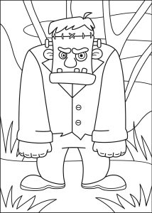 Tô màu Frankenstein Siêu Đáng Sợ