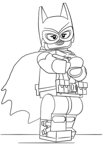 Tô màu lego nữ người dơi