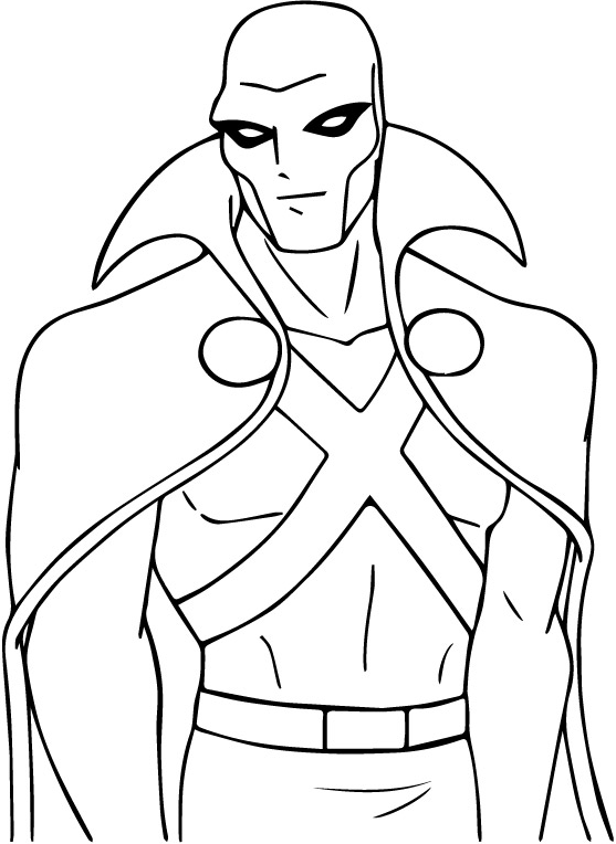 Tô Màu Martian Manhunter