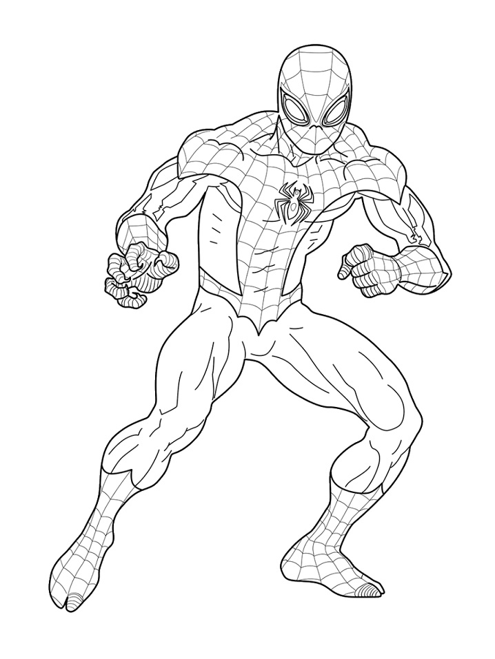Tô Màu Người Nhện Spider Man
