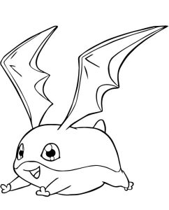 Tô màu patamon trong digimon