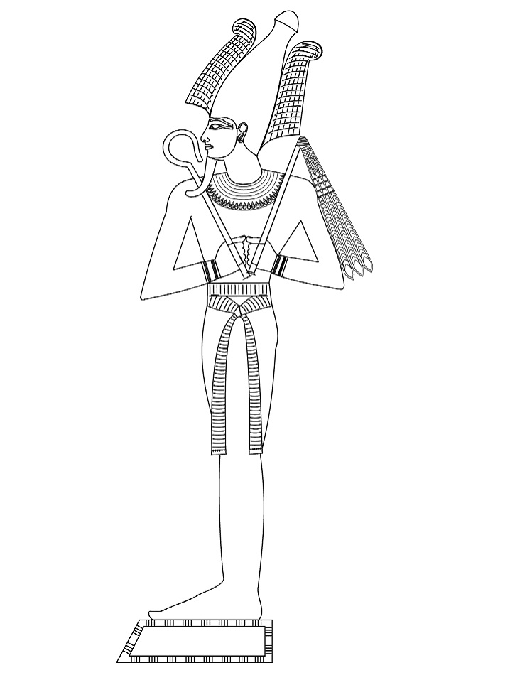 Tô màu thần osiris