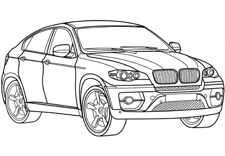 Tô màu ô tô bmw x6 năm 2009