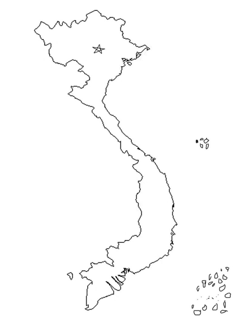 Tô màu Bản đồ Việt Nam