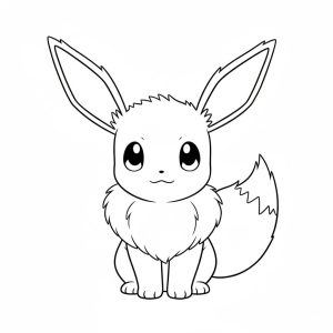 Tô màu Eevee Xinh Đẹp