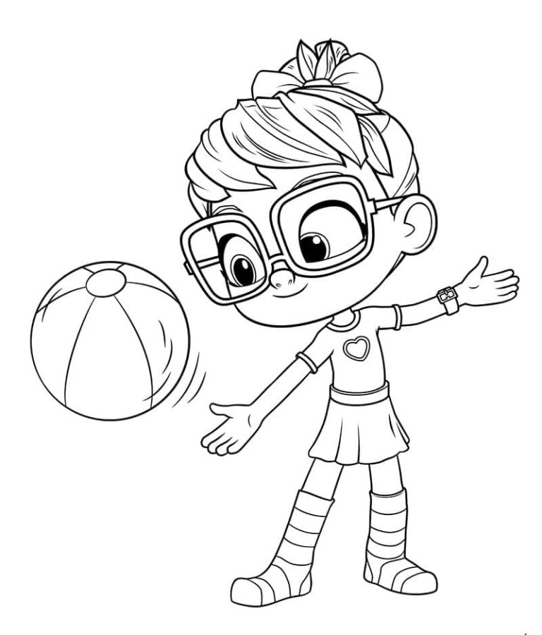 Tô màu Abby Hatcher Dễ Thương
