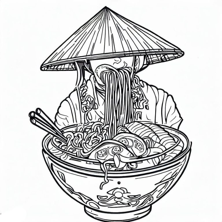 Tô màu Ăn Phở