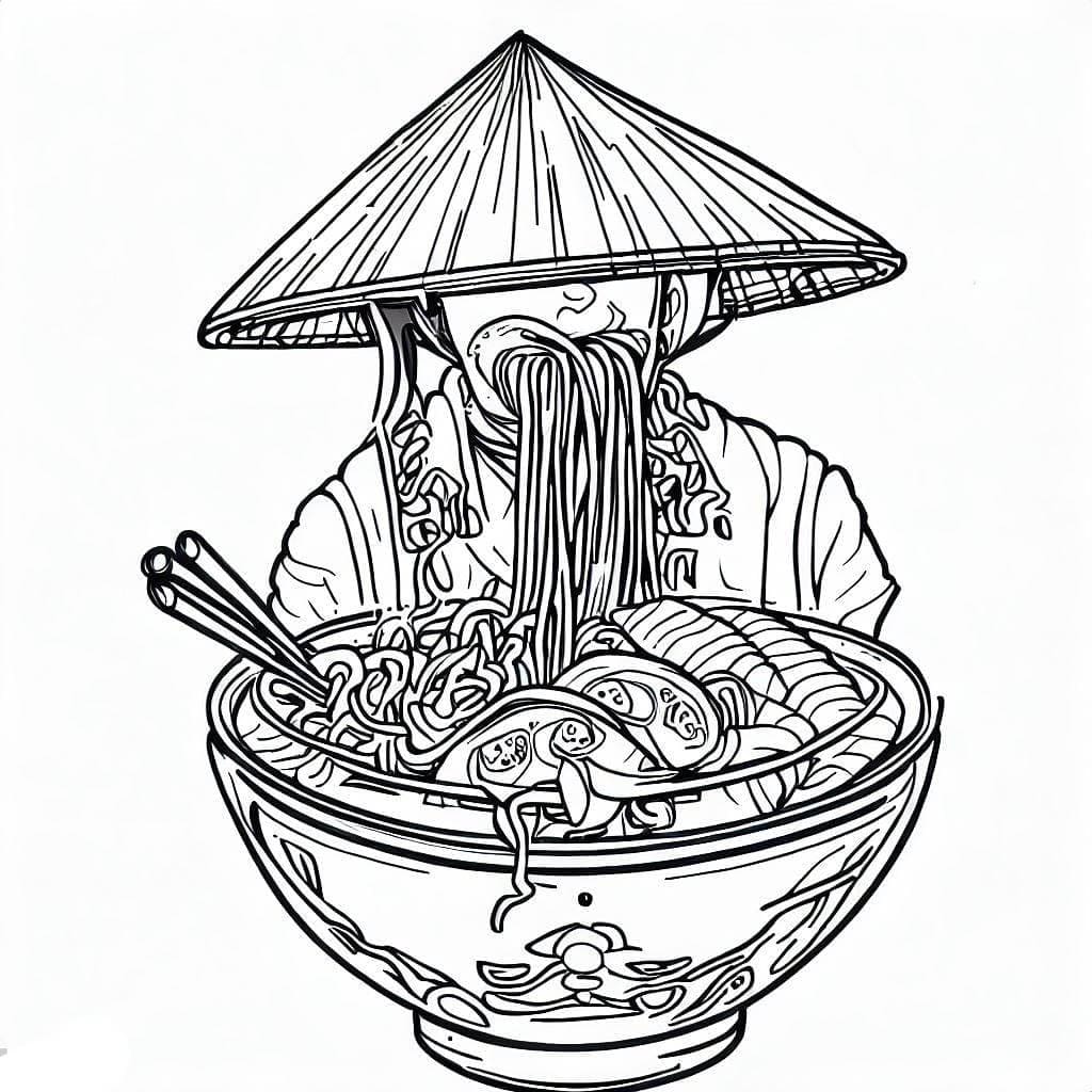 Tô màu Ăn Phở