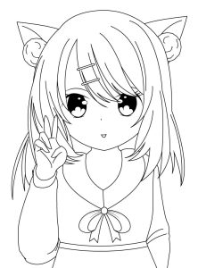 Tô màu Anime Cute Chất Lượng Cao