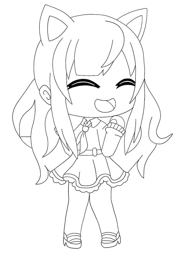 Tô màu Anime Cute Đáng Yêu