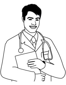 Tô màu Bác Sĩ Mỉm Cười