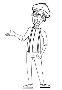 Tô màu Blippi Ngộ Nghĩnh