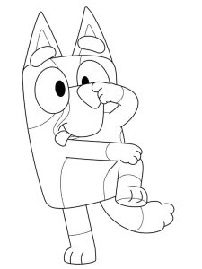 Tô màu Bluey Ngộ Nghĩnh